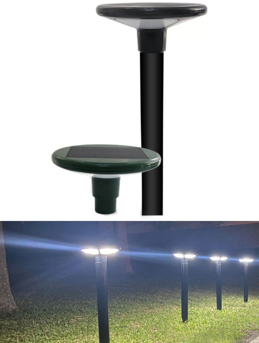 SINALIZADOR SOLAR UFO JARDIM